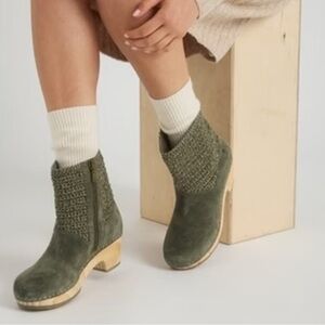 The Sak Olive Ankle Boots with Knit Detail